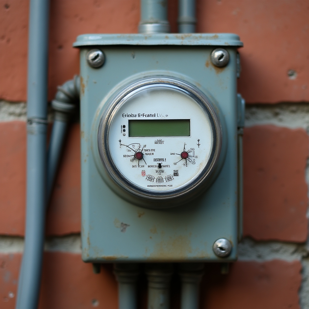 Tablero eléctrico con medidor bidireccional de energía
